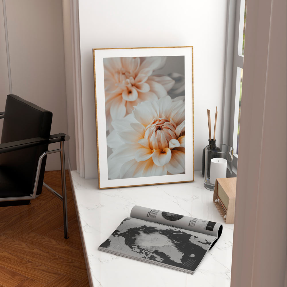 Dahlia Duo Art Print