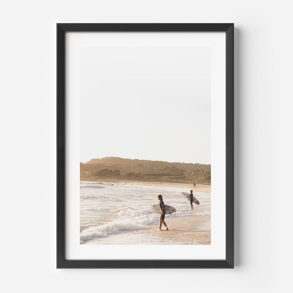 Young Surfers Art Print