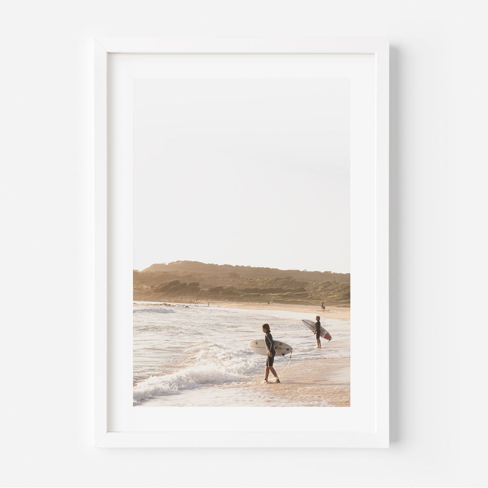 Young Surfers Art Print