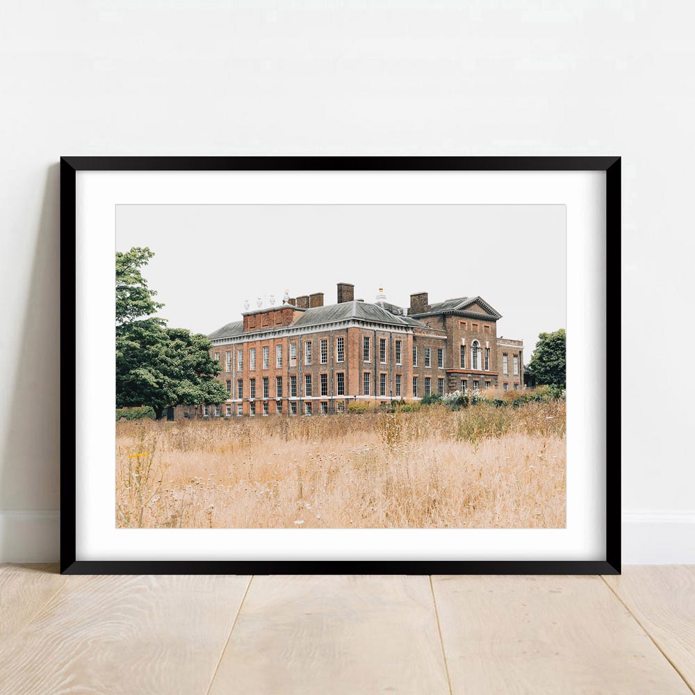 Historical Charm: Kensington Palace canvas print, adding a touch of elegance to your wall decor in any room.
