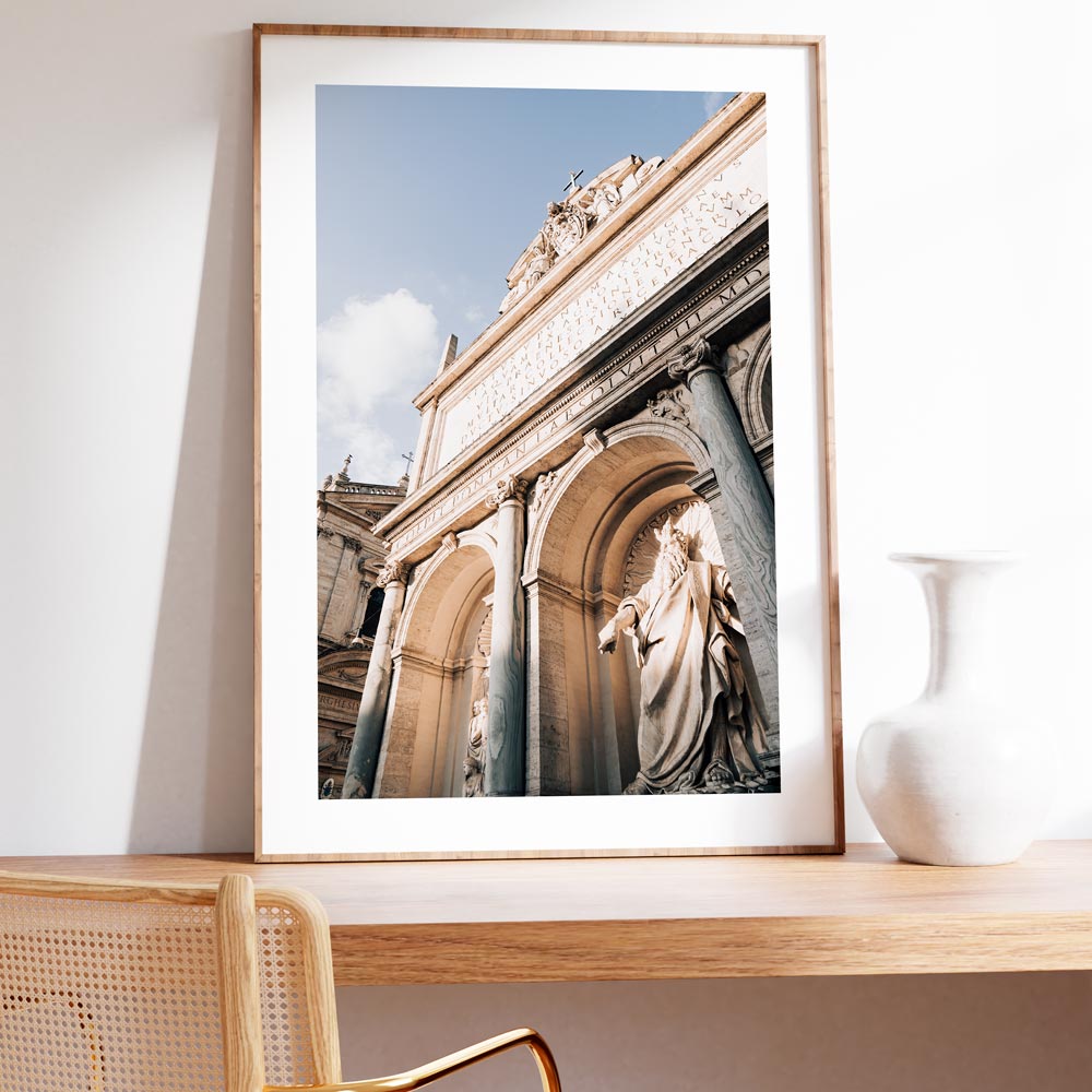Moses Fountain Rome Art Print