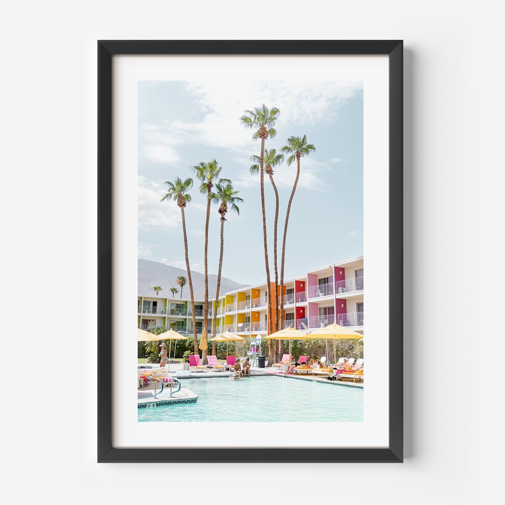 Saguaro Hotel PS Art Print