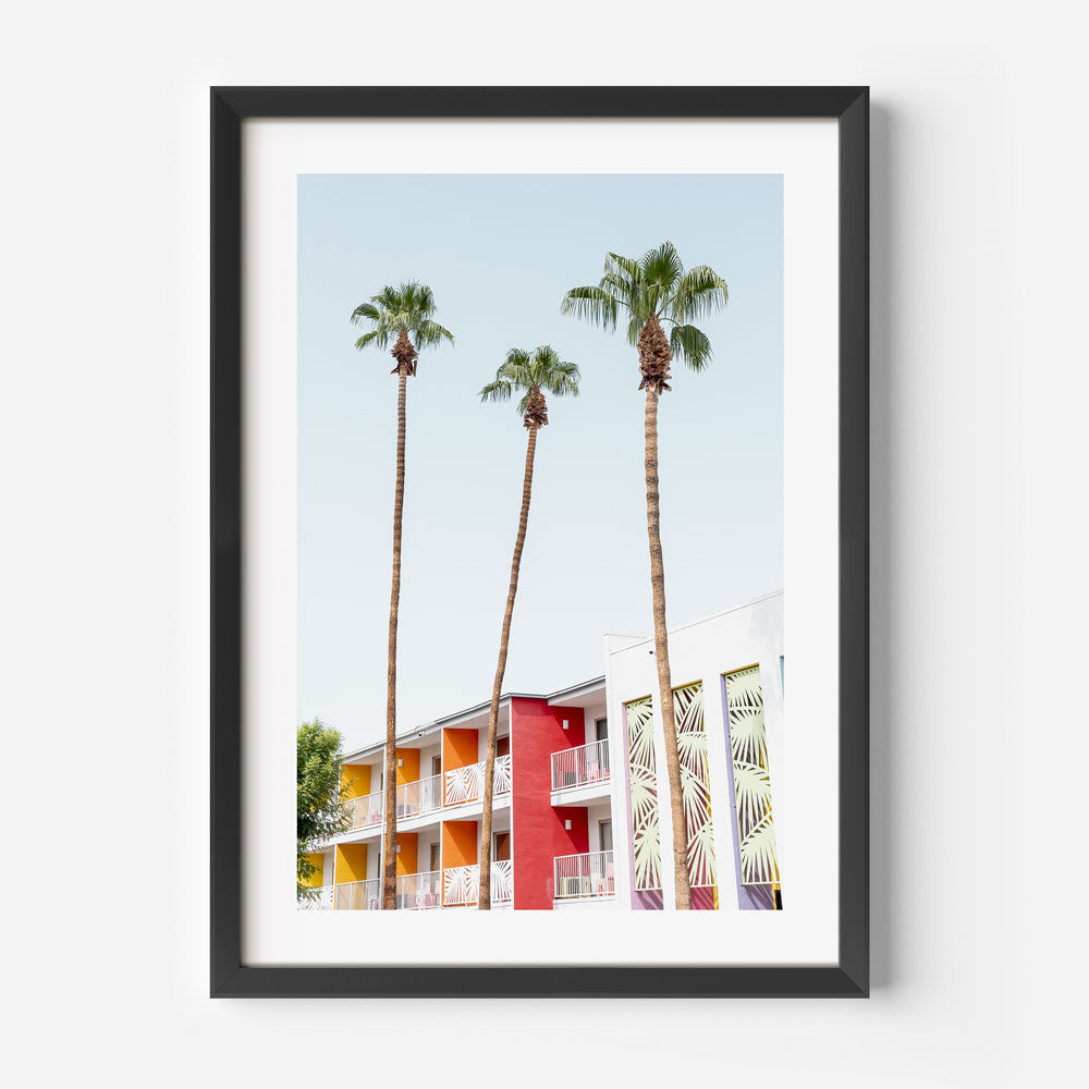 Saguaro Hotel Palms Art Print