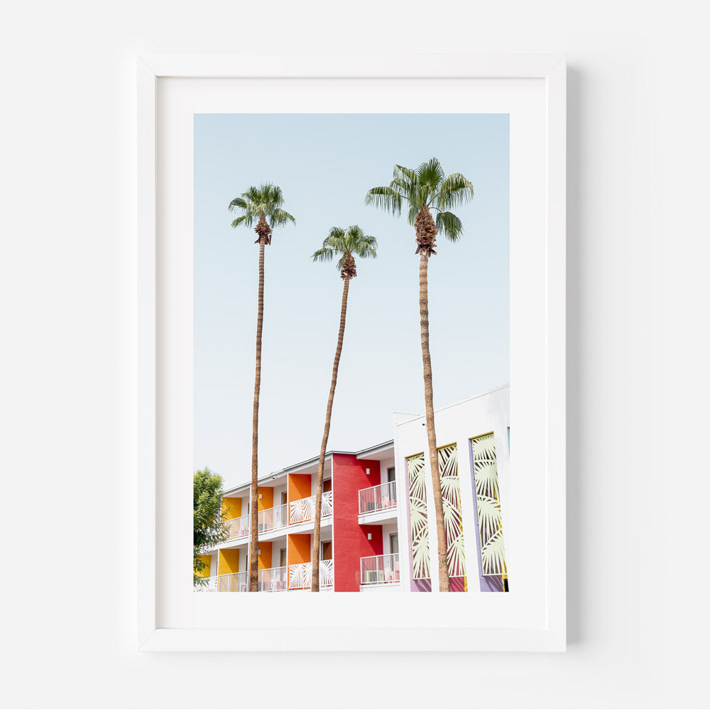 Saguaro Hotel Palms Art Print