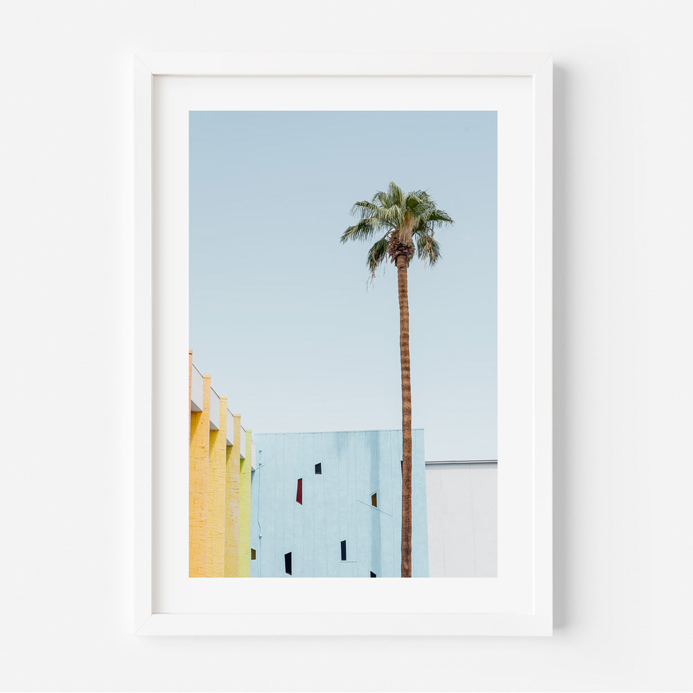 Saguaro Hotel Palm II Art Print