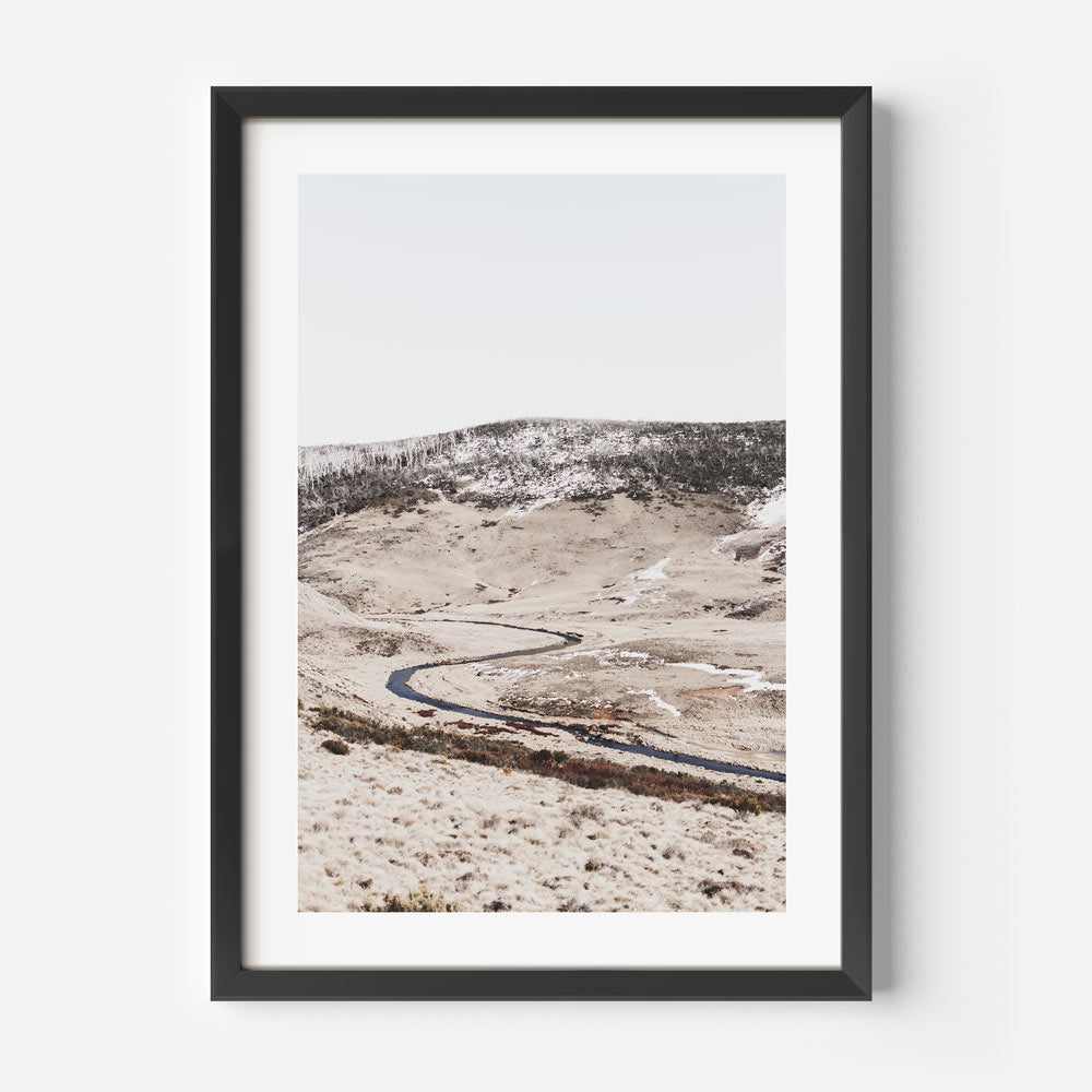 Snowy Mountains Art Print