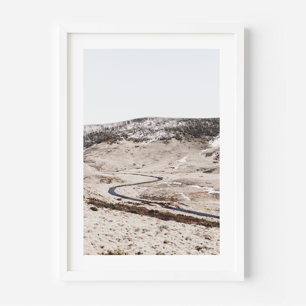 Snowy Mountains Art Print