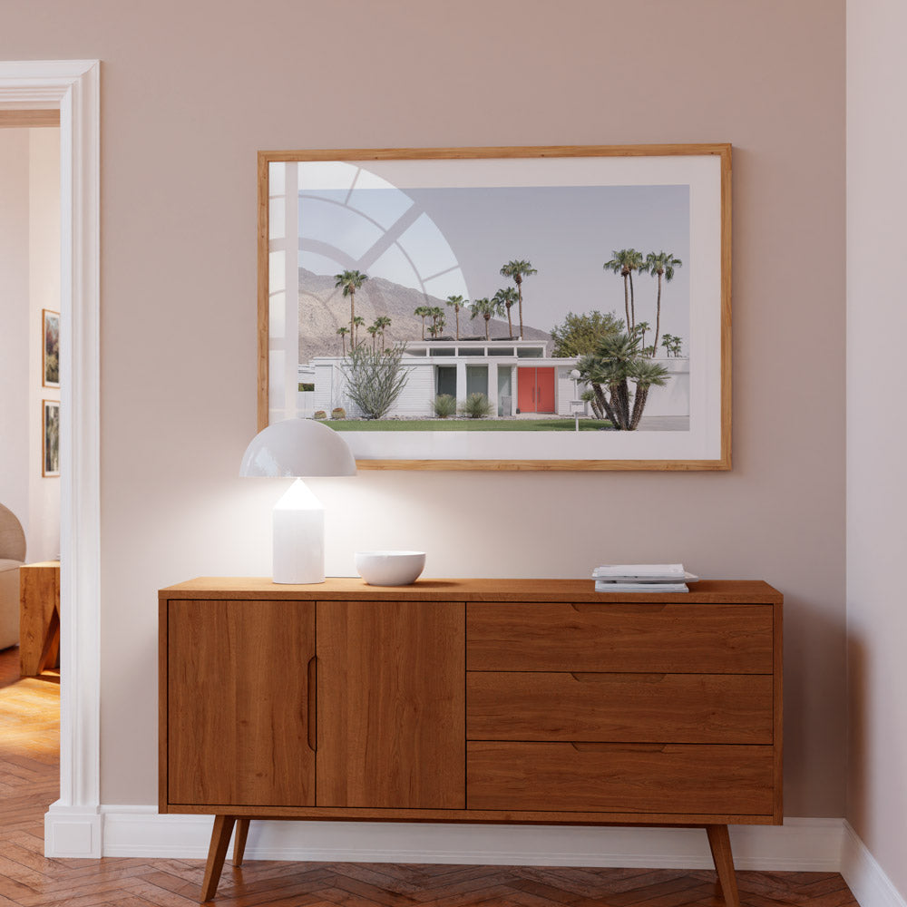 Tangerine Door Palm Springs Art Print