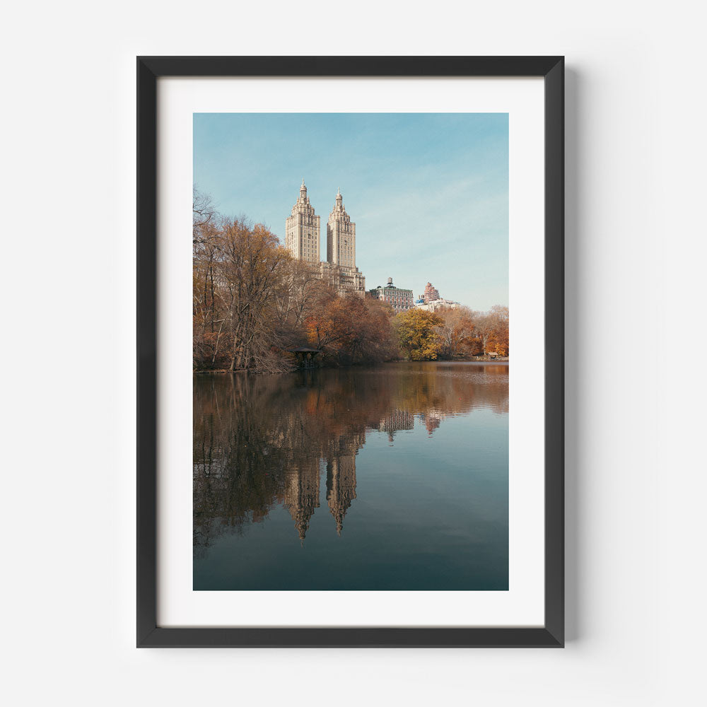 The Lake Central Park Art Print