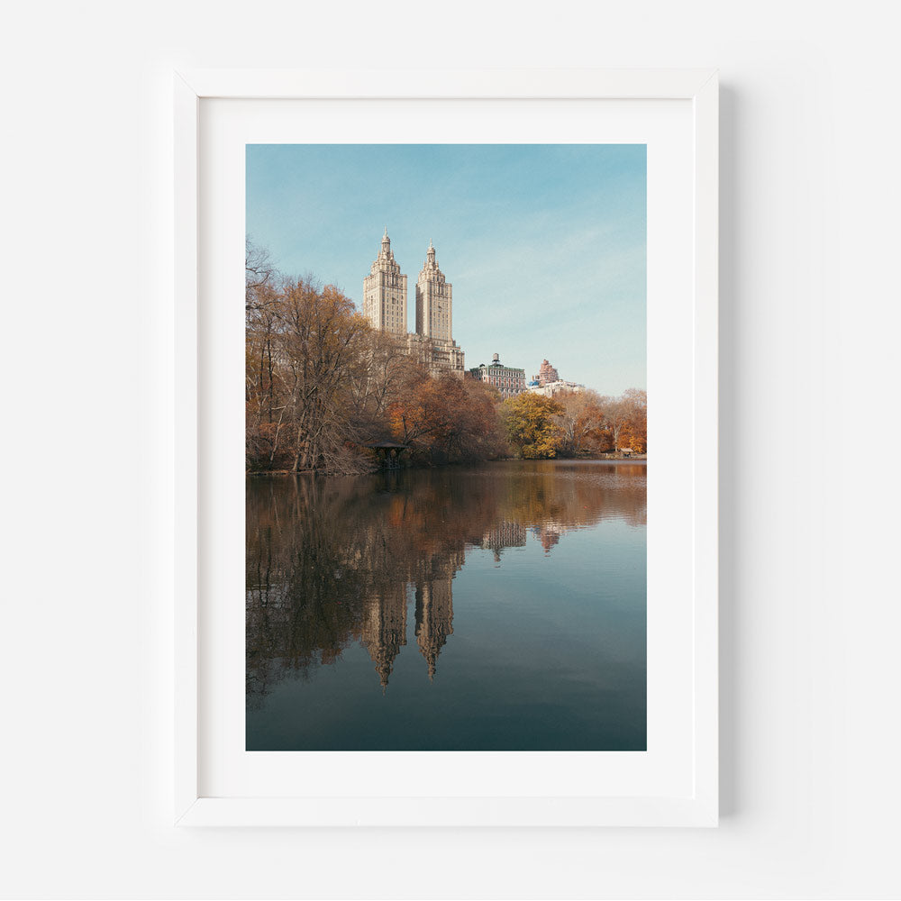 The Lake Central Park Art Print