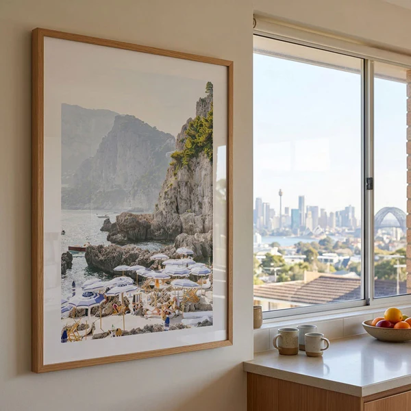 How Vertical Art Creates a Luxury Hotel Feeling at Home
