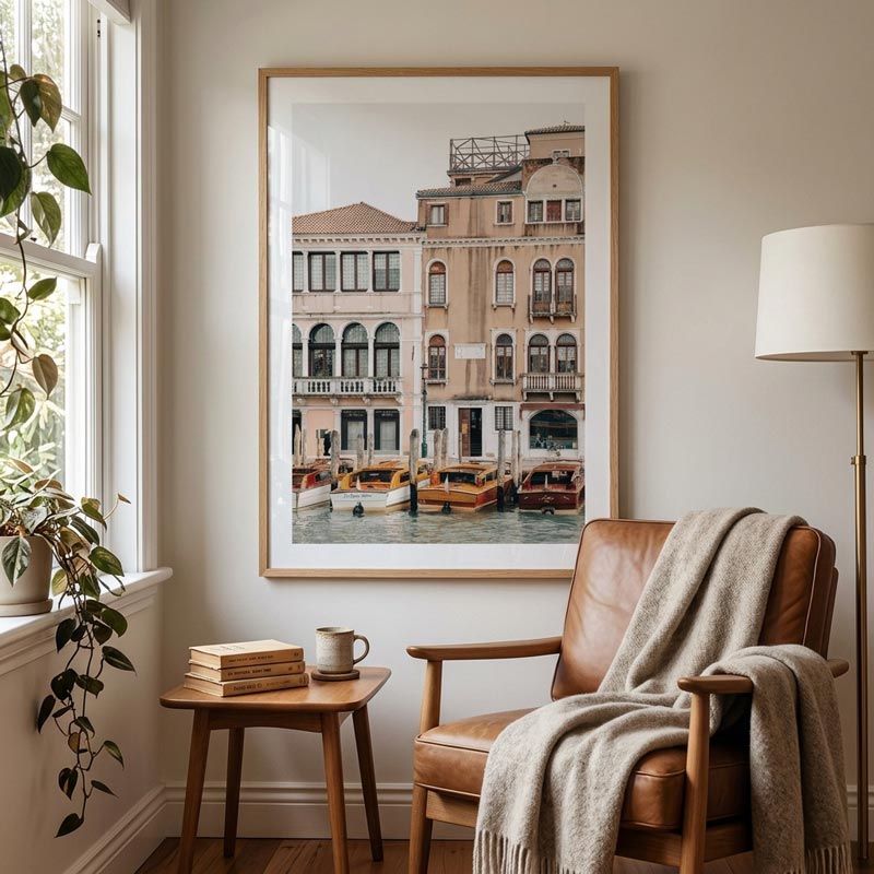 4 Taxi Venice Art Print