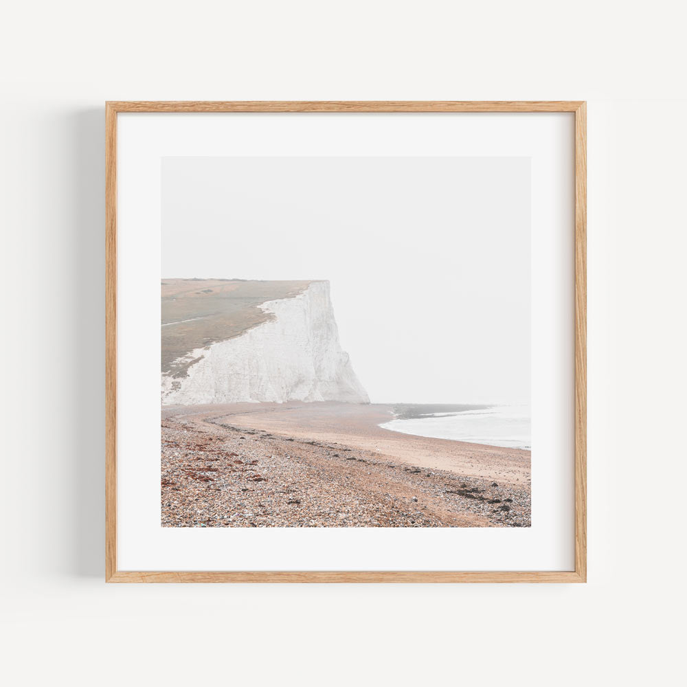 Seven Sisters Fine Art Print: Breathtaking poster capturing the beauty of East Sussex's coastline, suitable for fine art prints and wall decor.