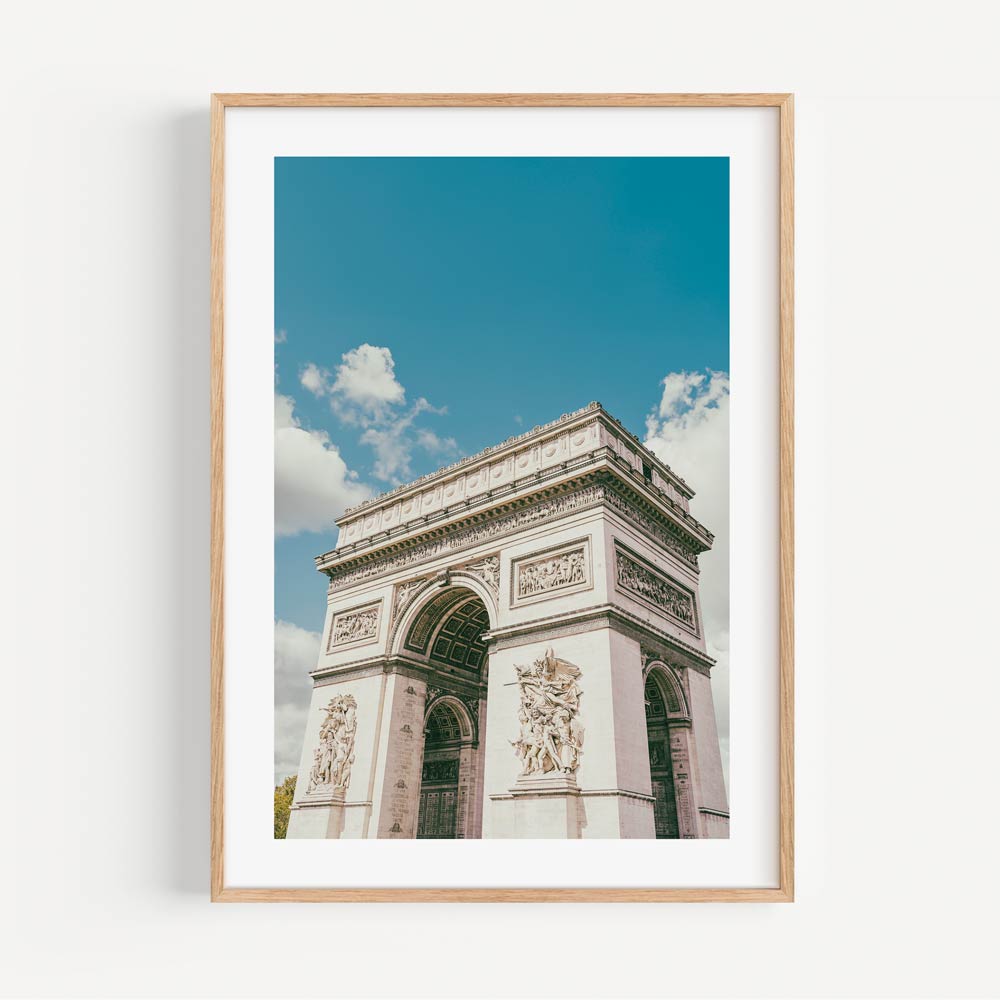 Adorn your walls with the timeless beauty of Arc de Triomphe - perfect for home decor.