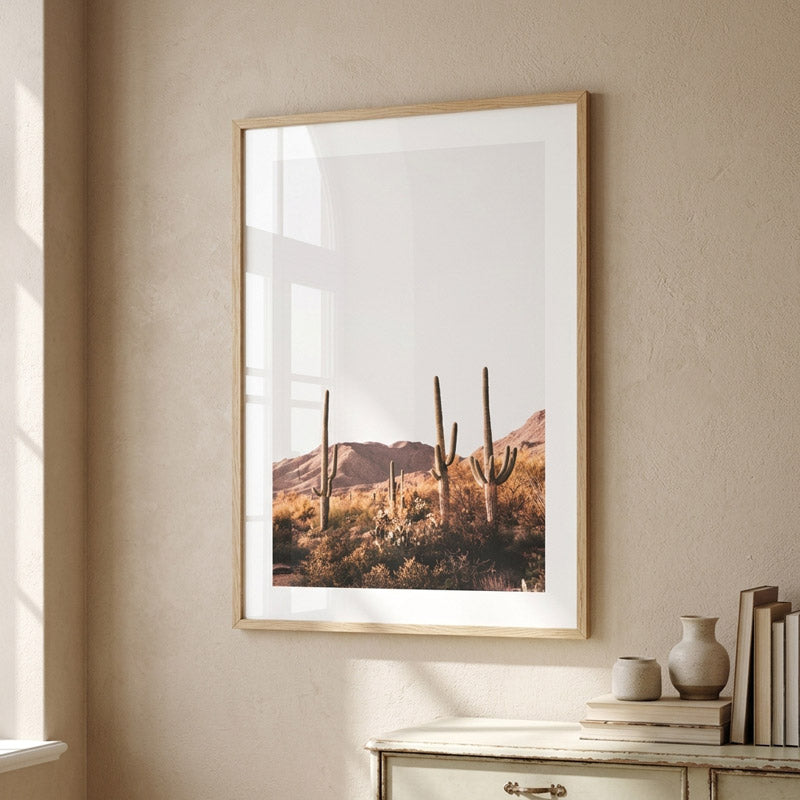 Whispers of the Saguaros Art Print