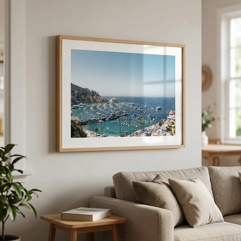 Port of Avalon California Art Print