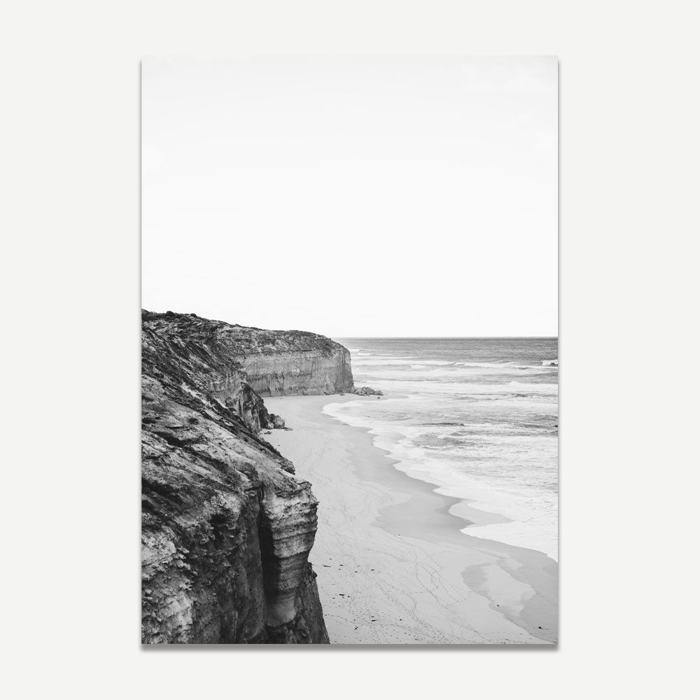 BW Gibson Steps, Great Ocean Road: A timeless addition to your home decor, perfect for wall art and fine arts.