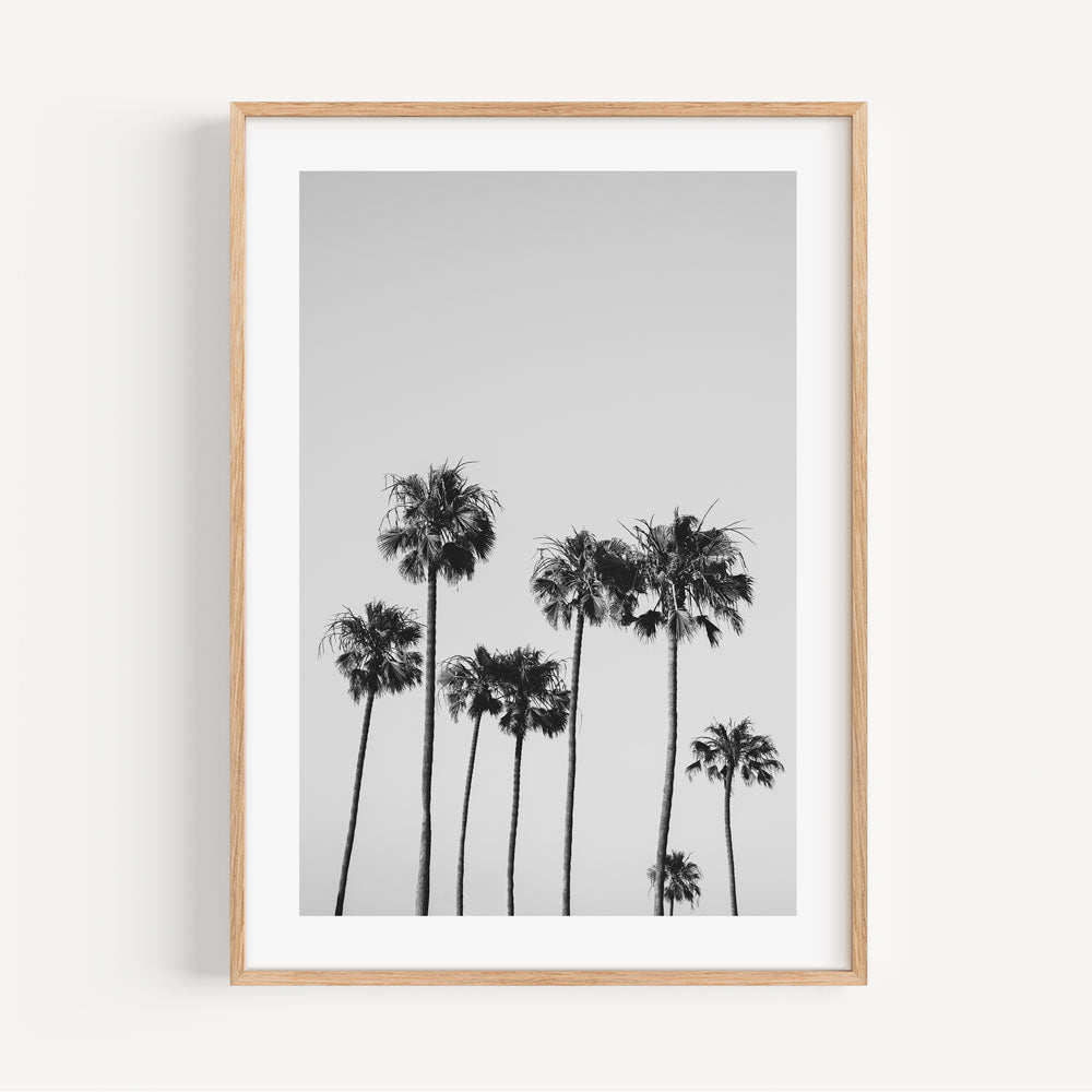 Embrace the laid-back lifestyle with this stunning palm tree canvas inspired by California - great for modern decor.