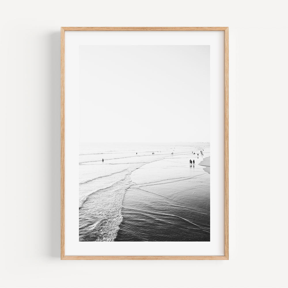 Iconic silhouette of Newport Beach, California framed on canvas - Enhance your living space with stylish wall decor.