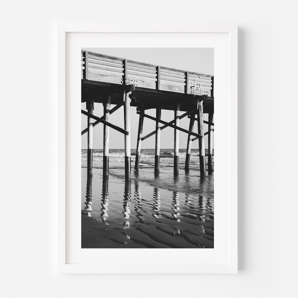 Scenic view of Newport Jetty in Newport Beach, California - Perfect for canvas prints and wall decor.
