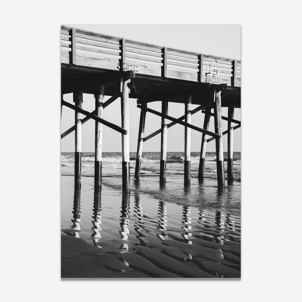 Newport Jetty, Newport Beach: A timeless addition to your home decor, perfect for wall art and fine arts.