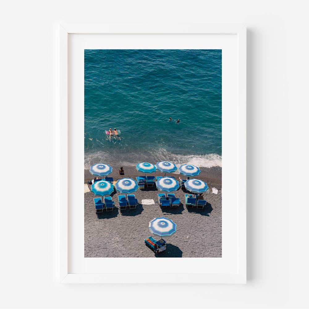 Floaters in Amalfi Coast Art Print