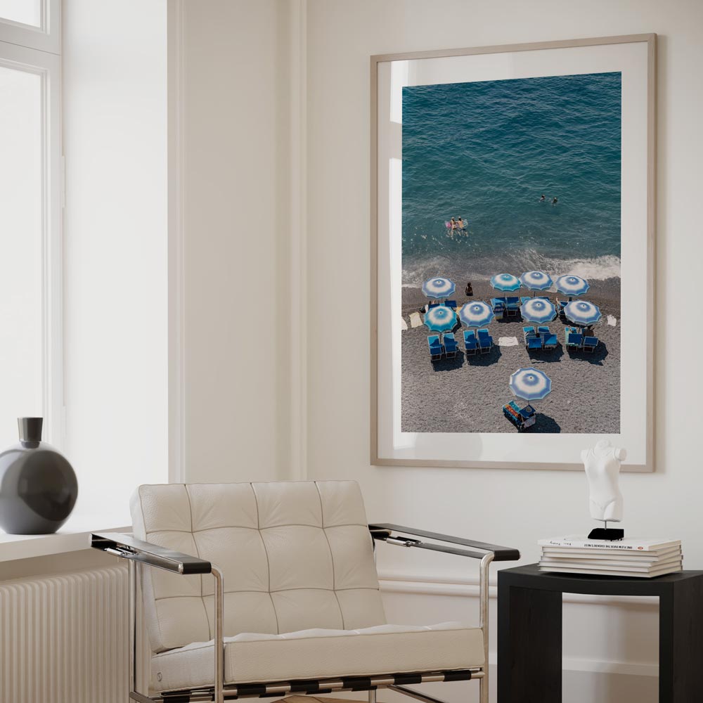 Floaters in Amalfi Coast Art Print