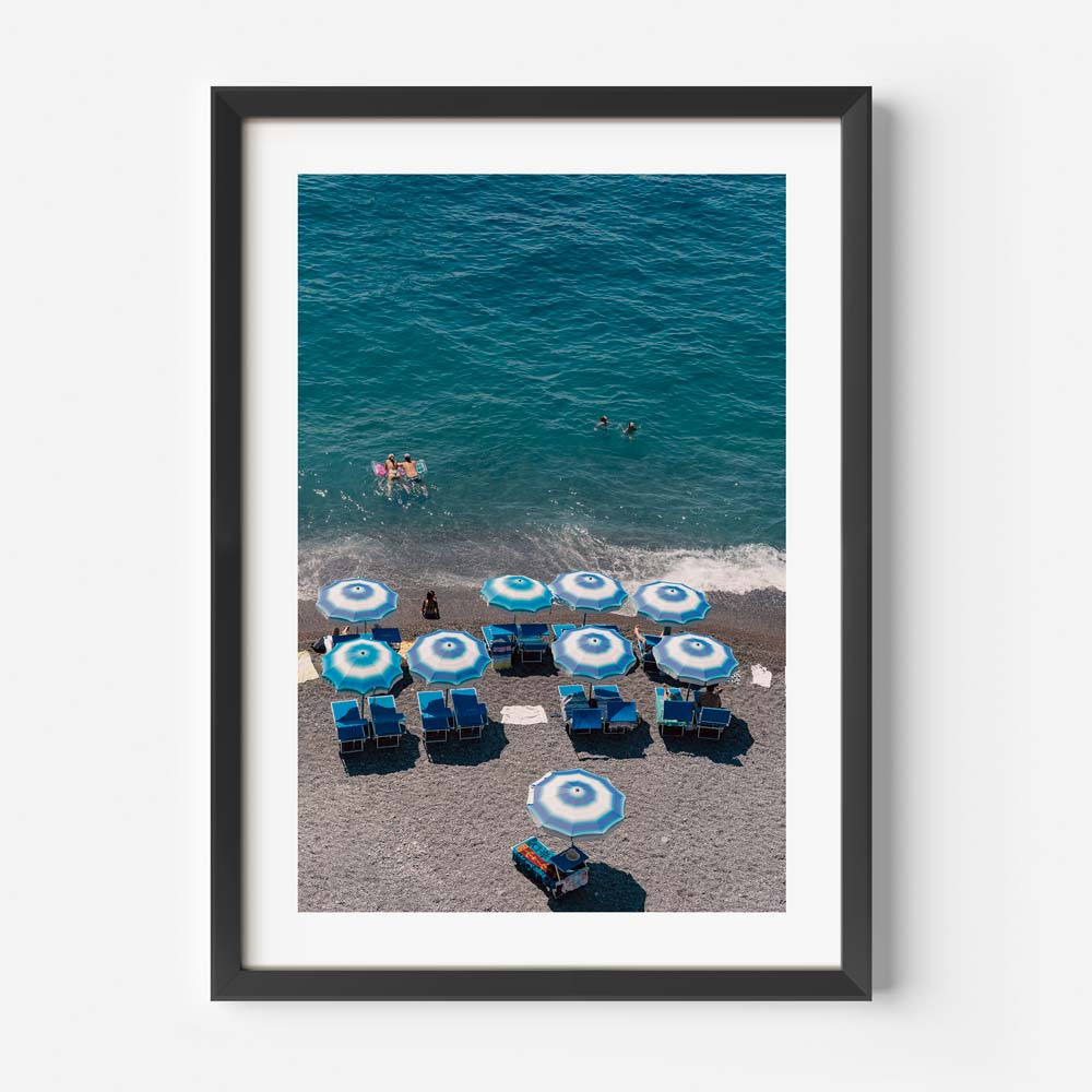 Floaters in Amalfi Coast Art Print