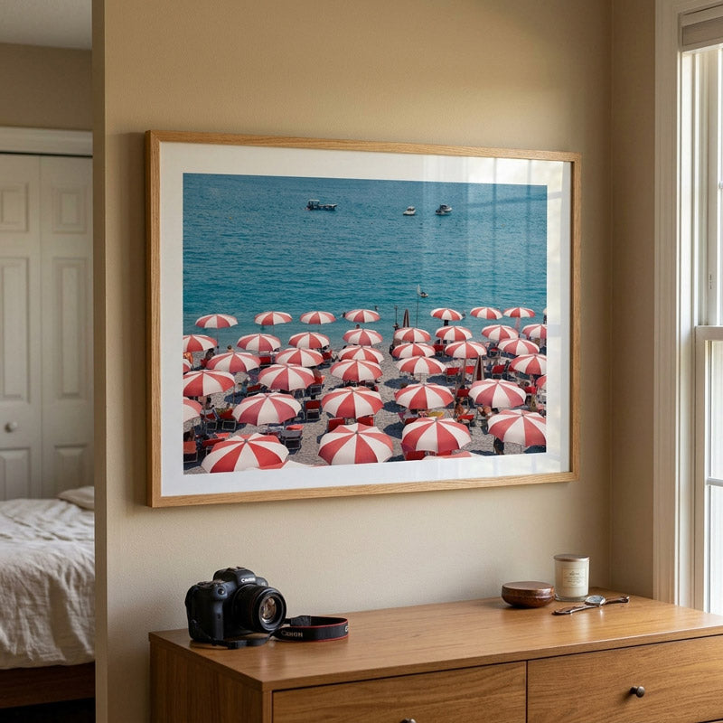Silver Moon Amalfi Art Print