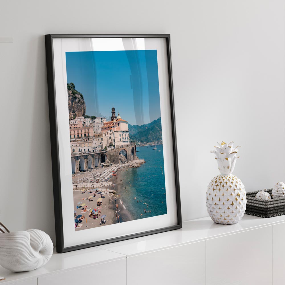 Spiaggia Di Atrani Art Print