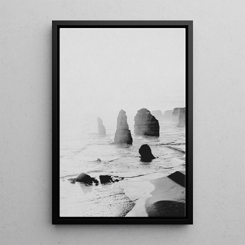BW Twelve Apostles Canvas Art