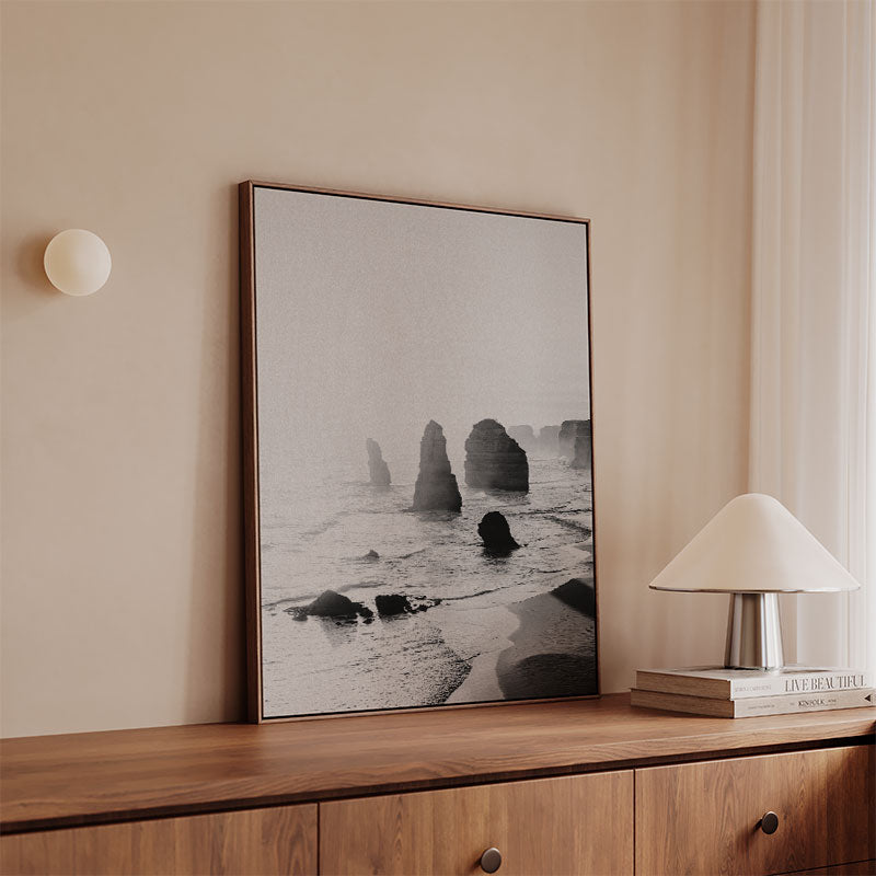 BW Twelve Apostles Canvas Art
