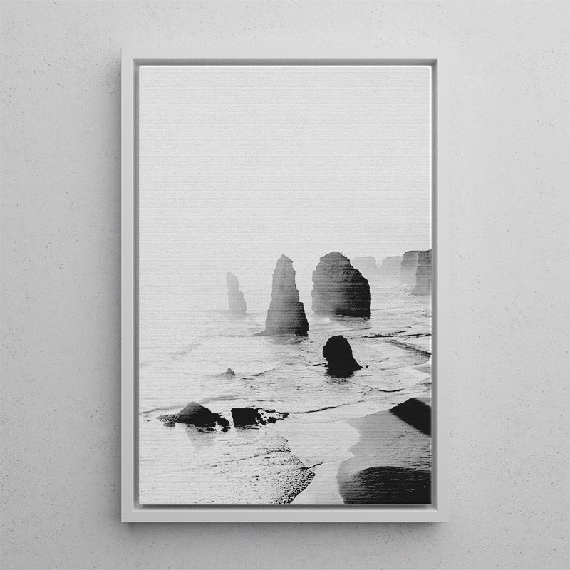 BW Twelve Apostles Canvas Art