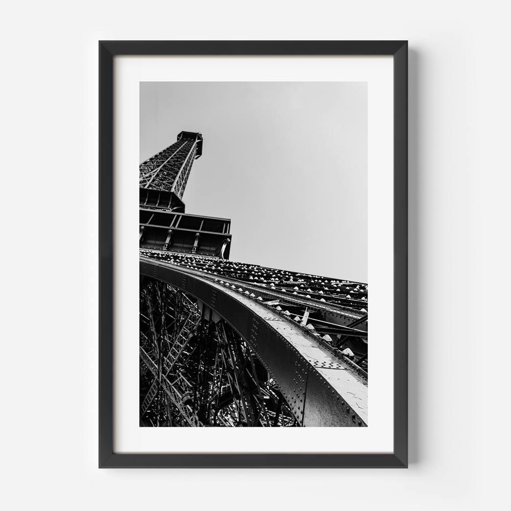 BW Where Steel Meets Sky Art Print