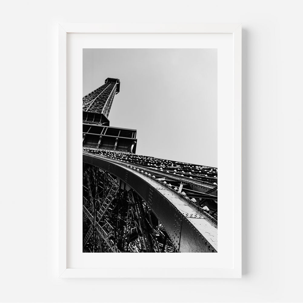 BW Where Steel Meets Sky Art Print