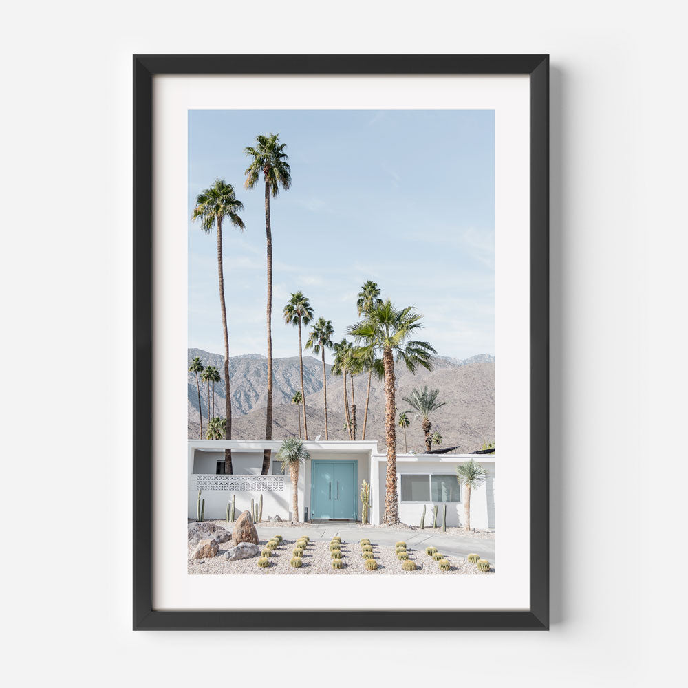 Blue Door Palm Springs Art Print