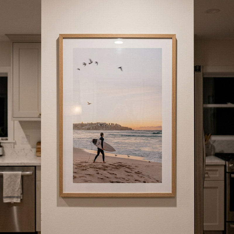Dawn Surfer Art Print