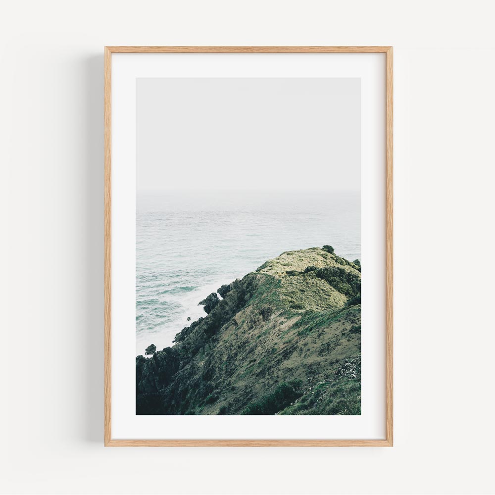 Art prints: Bring the charm of Cape Byron, Byron Bay, into your space with this captivating art print.