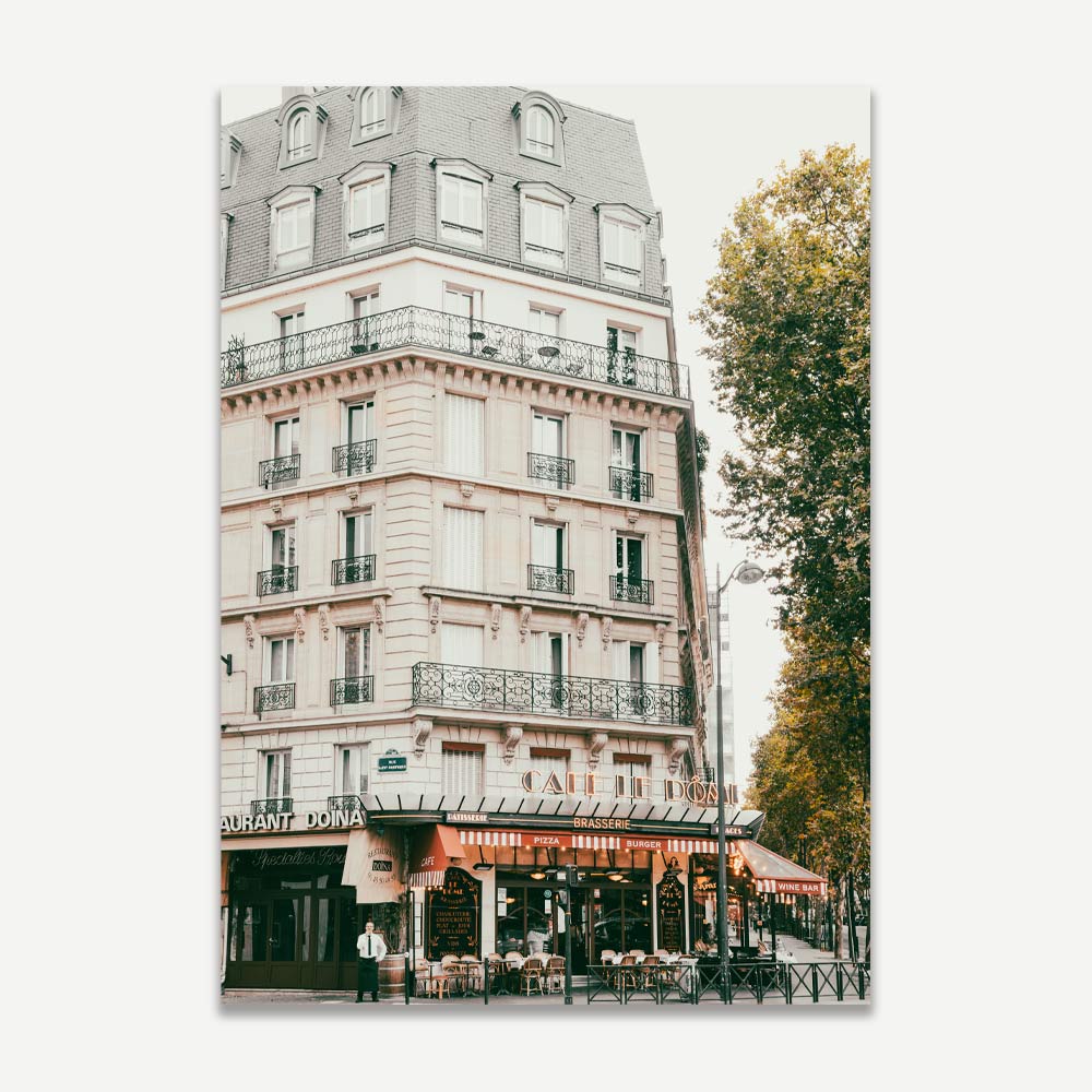 Café Le Dôme Paris Art Print
