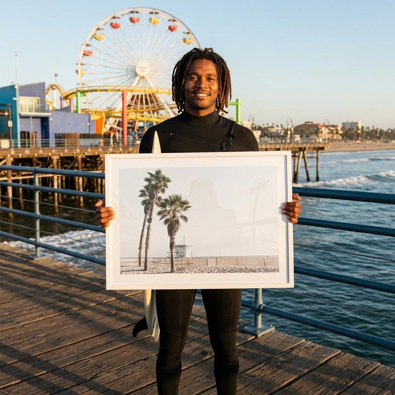 Ocean Park California Art Print
