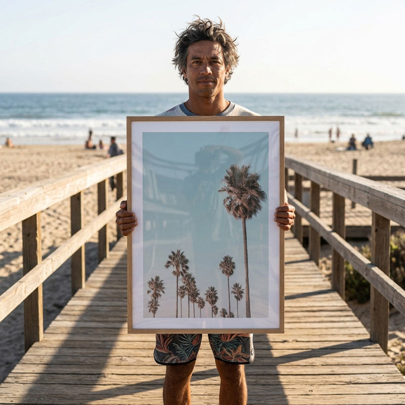LA Palm Trees Art Print