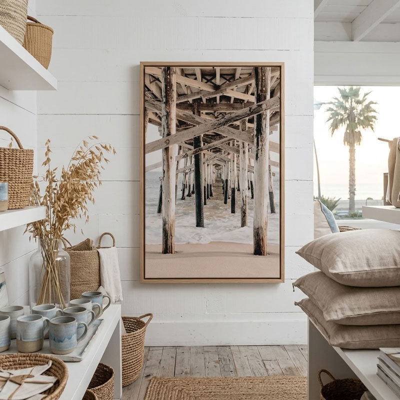 Under The Pier Canvas Art