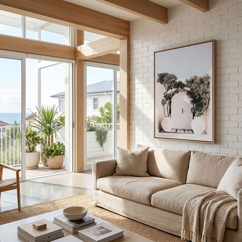 Elegance in White Canvas Art