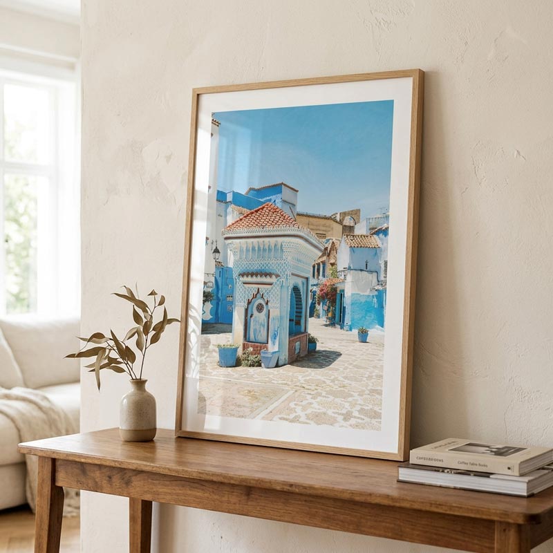 Chefchaoun Square Art Print