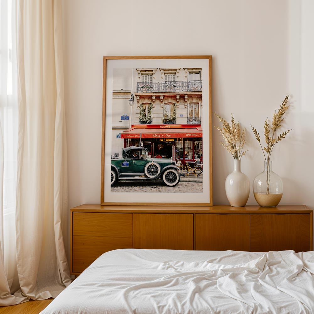 Façade of Chez Gabriel, capturing the essence of a classic Parisian café from Emily in Paris.
