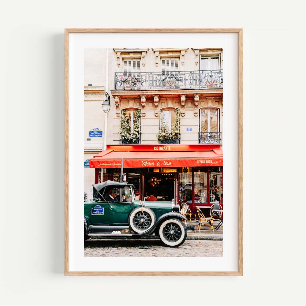 Capture the allure of Paris with this wall art of the iconic café from Emily in Paris.
