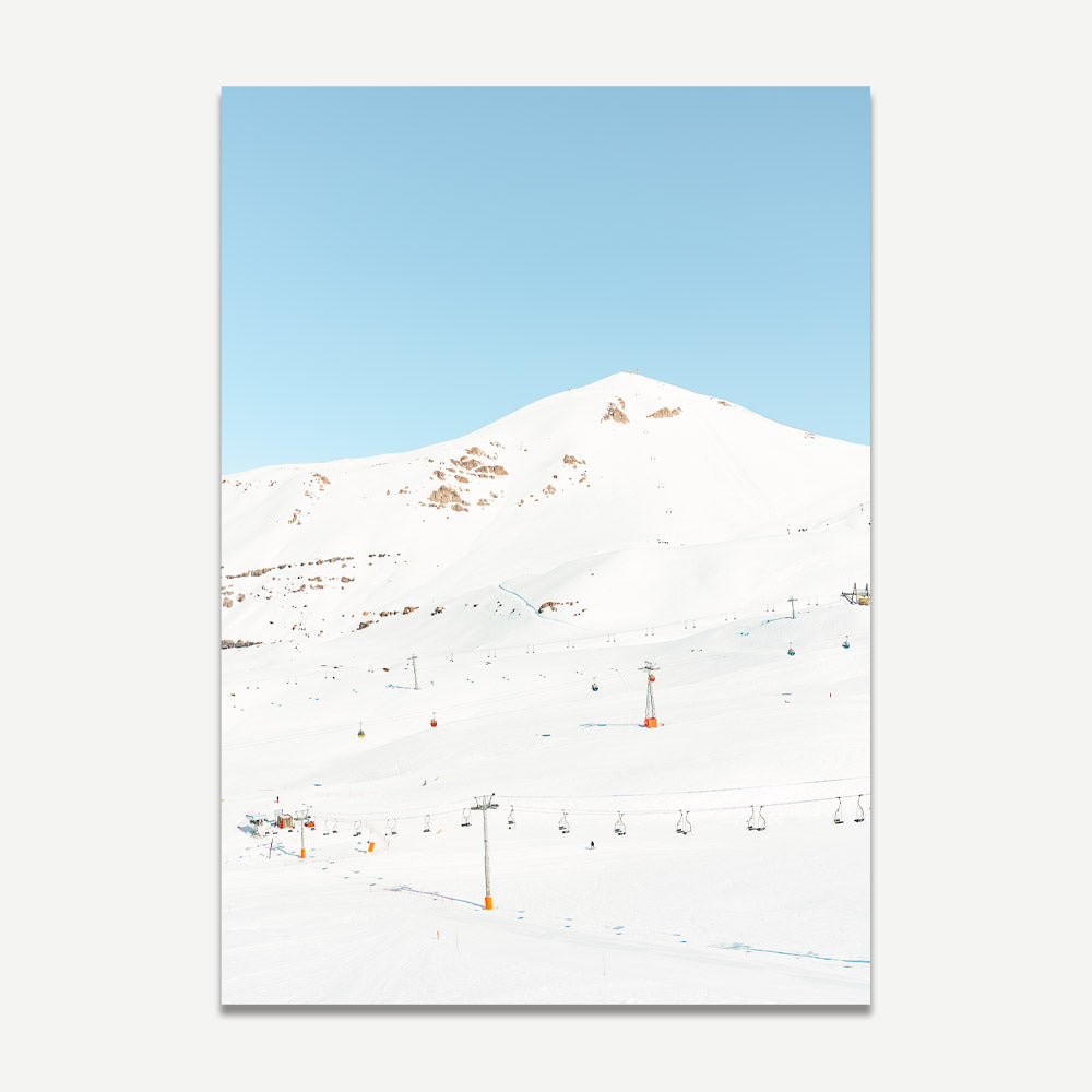 Set of 2 Art Prints - Hotel in Snow & Late Season