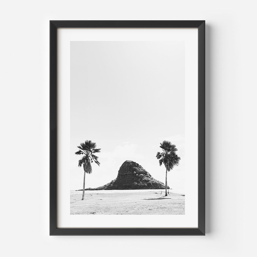 Explore the serene charm of China Man's Hat, Oʻahu in Hawaiʻi with this captivating image - Great for wall artwork.
