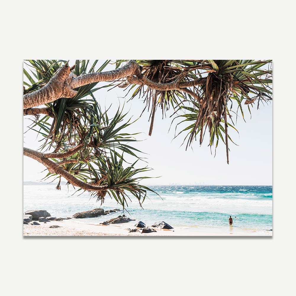 Rainbow Bay Beach Art Print