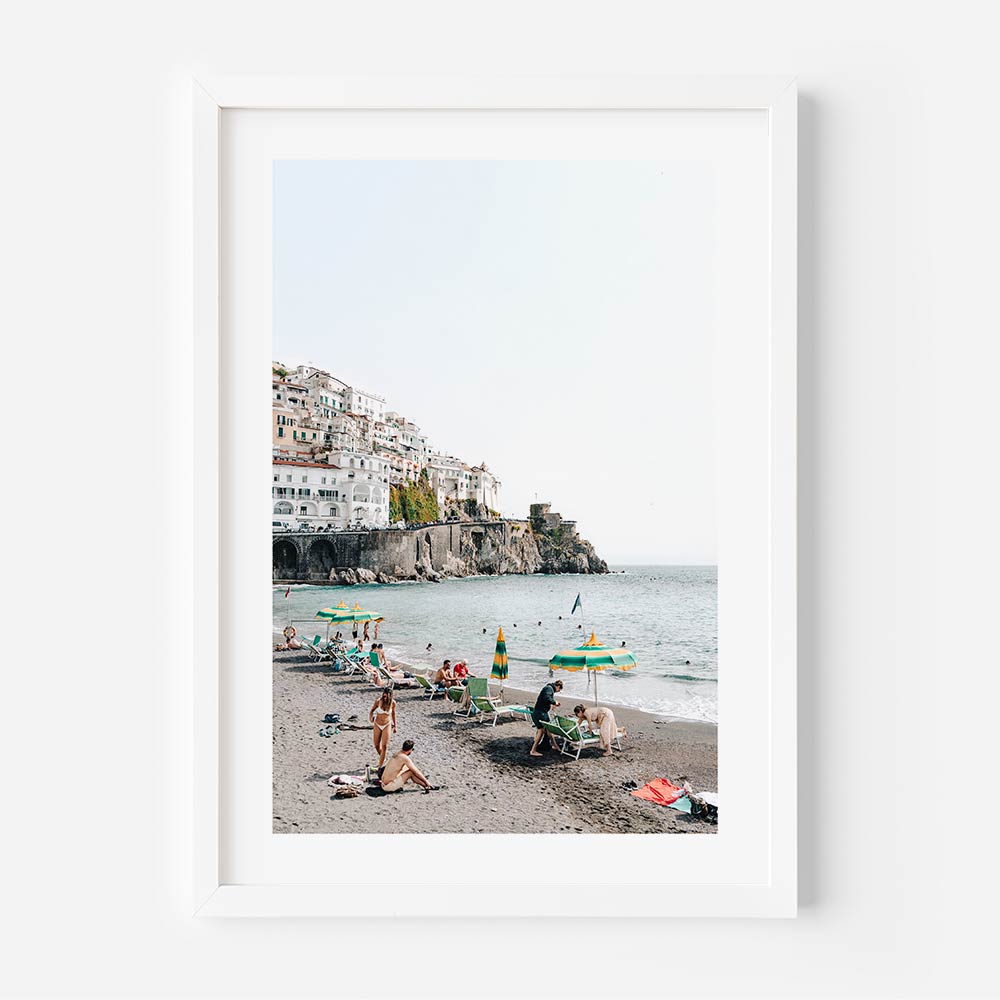 Amalfi Bathers Art Print